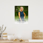 Happy Birthday Photo, Cheers and Welcome to Party  ポスター (キッチン)