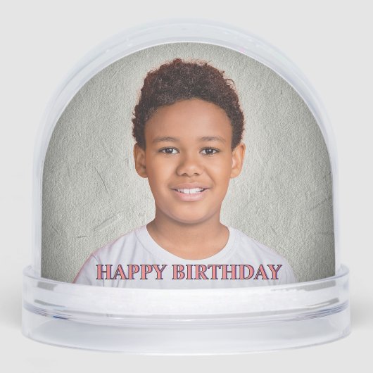 Happy Birthday Photo Name Age Pet Nature (正面)