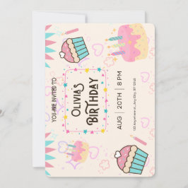 Happy Birthday pnik Invitation 招待状