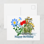 Happy Birthday Postcard ポストカード (正面/裏面)