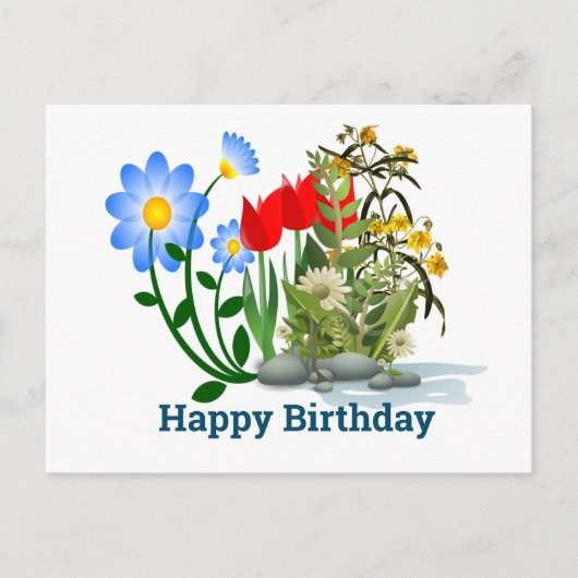 Happy Birthday Postcard ポストカード (正面)