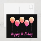 Happy birthday postcards ポストカード (正面/裏面)