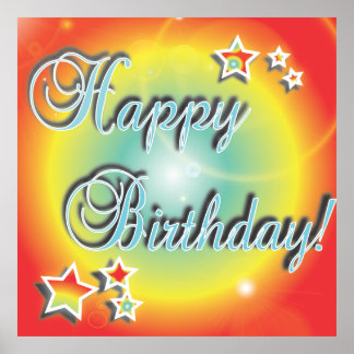 Happy Birthday Poster ポスター