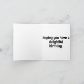 Happy Birthday Potted Blooming Calla Lilies カード (内部)