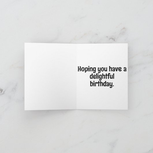 Happy Birthday Potted Blooming Calla Lilies カード (内部)