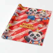 Happy birthday premium wrapping paper de ラッピングペーパー (アンロールド)