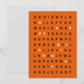 Happy Birthday Printable Card – Minimal Design 招待状 (正面/裏面)