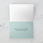 Happy Birthday Religious Proverbs Scripture Ducks カード (内部)