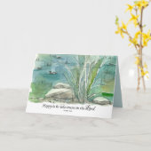 Happy Birthday Religious Proverbs Scripture Ducks カード (黄色い花)