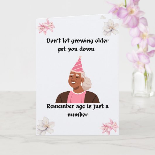 Happy Birthday Senior! カード (蘭)