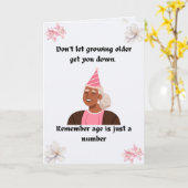 Happy Birthday Senior! Card カード (黄色い花)