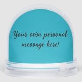Happy Birthday Snow Globe (裏面)