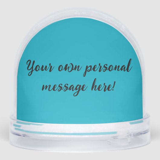 Happy Birthday Snow Globe (裏面)