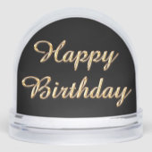 Happy Birthday Snow Globe (正面)
