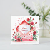 Happy birthday soulmate & friend greeting card シーズンカード (スタンド正面)