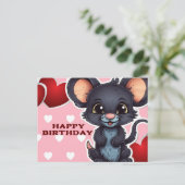 Happy birthday! souris ポストカード (スタンド正面)