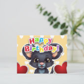 Happy birthday! souris ポストカード (スタンド正面)