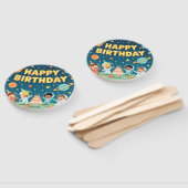 Happy birthday space theme ハンドファン (組立なし)