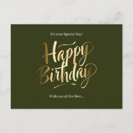 Happy Birthday Special Day シーズンポストカード