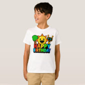 Happy Birthday Sprunki - Tree Sun Funbot Tシャツ (正面フル)