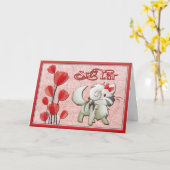 Happy Birthday-Sto Lat Card カード (黄色い花)