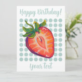 Happy Birthday Strawberry  シーズンカード (スタンド正面)