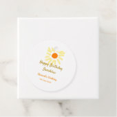 Happy birthday sunshine yellow orange birthday boh フェイバータグ (インサイチュ)