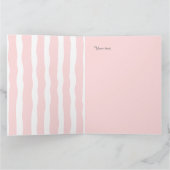 Happy birthday sweet girly pink Purple grapes カード (内部)