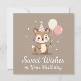 Happy birthday sweet wishes on your birthday カード