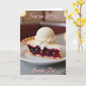 Happy Birthday Sweetie Pie! カード (黄色い花)