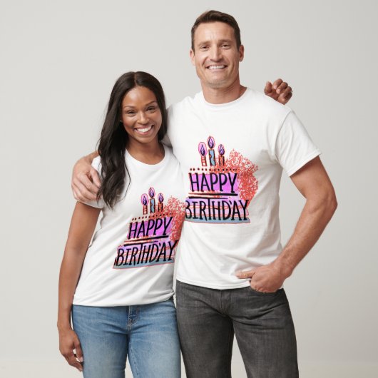 Happy Birthday Tシャツ (ユニセックス)