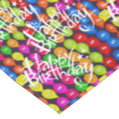 Happy Birthday Tablecloth Balloons テーブルクロス (アングル)