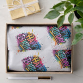 Happy Birthday Tissue Paper 薄葉紙 (ギフト)