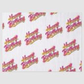 Happy Birthday Tissue Paper 薄葉紙 (正面)