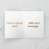 Happy Birthday to a Awesome Brother shapes browns カード (内部)