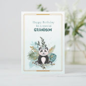 Happy Birthday To a Special Grandson カード (スタンド正面)