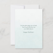 Happy Birthday To a Special Grandson カード (裏面)