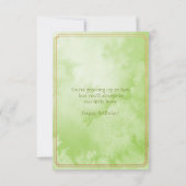 Happy Birthday To a Special Grandson カード (裏面)