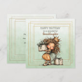 Happy Birthday To A Wonderful Granddaughter (正面/裏面)