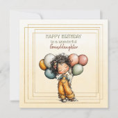 Happy Birthday To A Wonderful Granddaughter (正面)