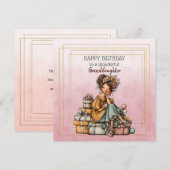 Happy Birthday To A Wonderful Granddaughter (正面/裏面)