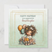 Happy Birthday To A Wonderful Granddaughter (正面)