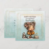 Happy Birthday To A Wonderful Granddaughter (正面/裏面)