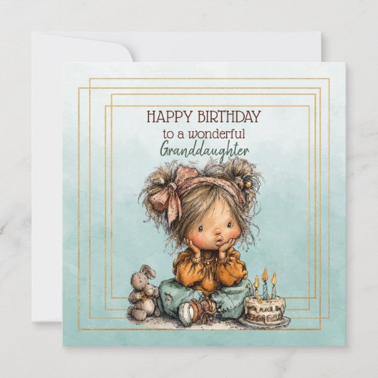 Happy Birthday To A Wonderful Granddaughter (正面)