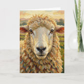 Happy Birthday to Ewe! Cute Farm Animal Birthday カード (正面)