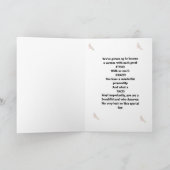 Happy Birthday! To My Daughte Folded Greeting Card カード (内部)