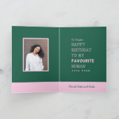 Happy Birthday to my favourite human カード (内部)