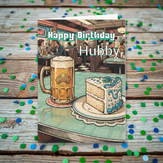 Happy Birthday to my Hubby| おしゃれな夫への誕生日メッセージ カード