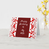 HAPPY BIRTHDAY TO **MY WIFE** カード (黄色い花)