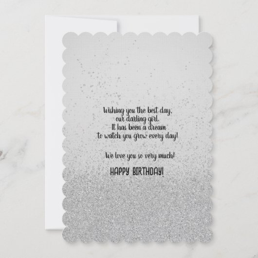 Happy Birthday to our Darling Daughter  カード (裏面)